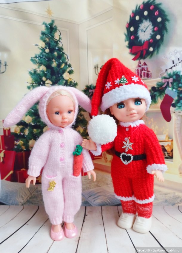 Наряд "Зайка" для мини паолочек и им подобным куколкам