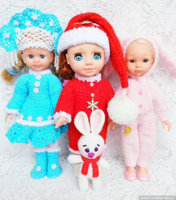 Наряд "Зайка" для мини паолочек и им подобным куколкам