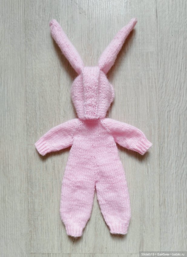 Наряд "Зайка" для мини паолочек и им подобным куколкам (фото 7)