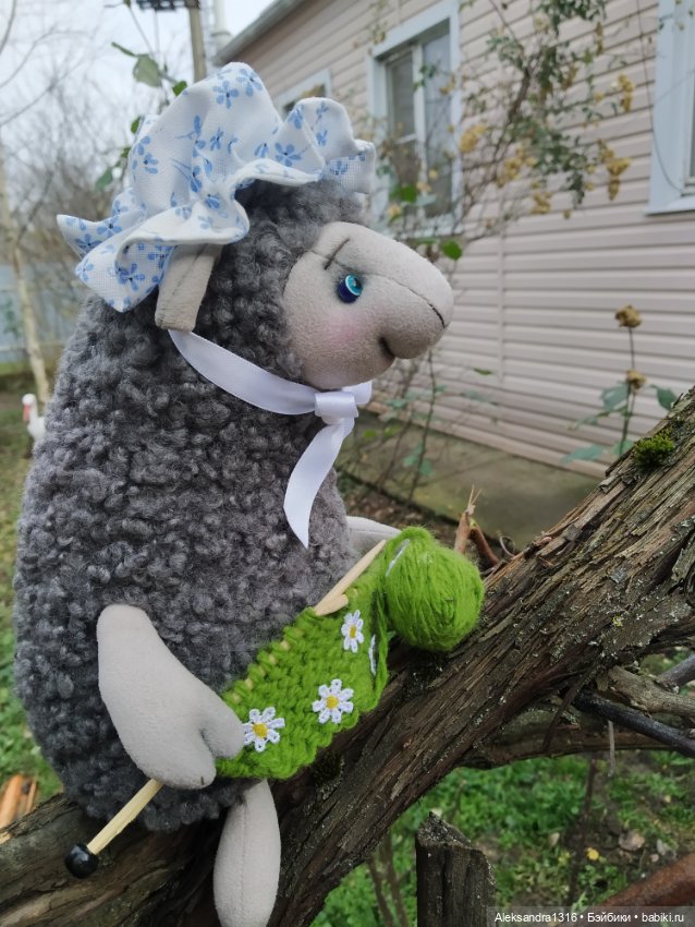 Моя овечка🐑 — Вязаные игрушки и амигуруми: крючком (фото 5)