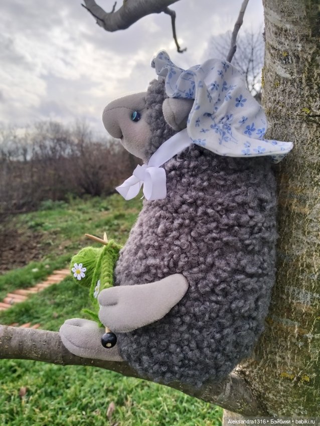 Моя овечка🐑 — Вязаные игрушки и амигуруми: крючком (фото 8)