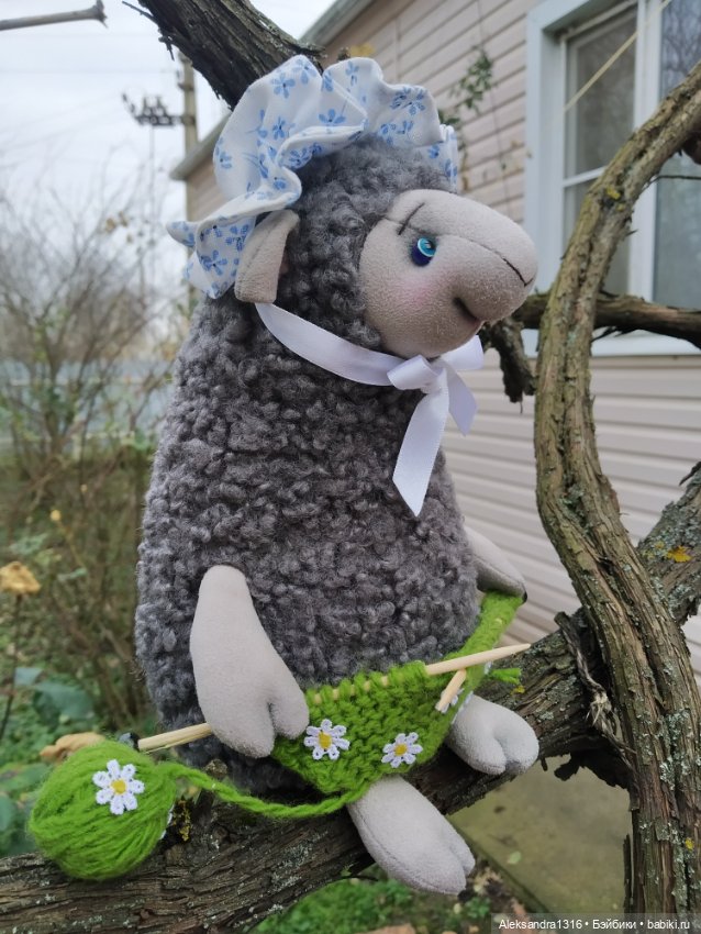 Моя овечка🐑 — Вязаные игрушки и амигуруми: крючком (фото 7)