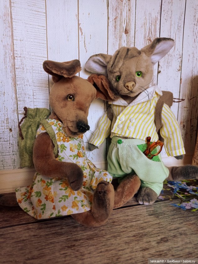 Семейная парочка — Авторские мишки Тедди и друзья: фото (фото 2)