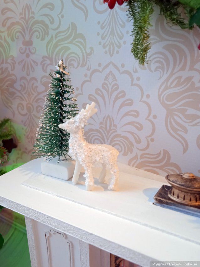 Новогодний интерьер 1/6 — Румбоксы и кукольные интерьеры: фото (фото 6)