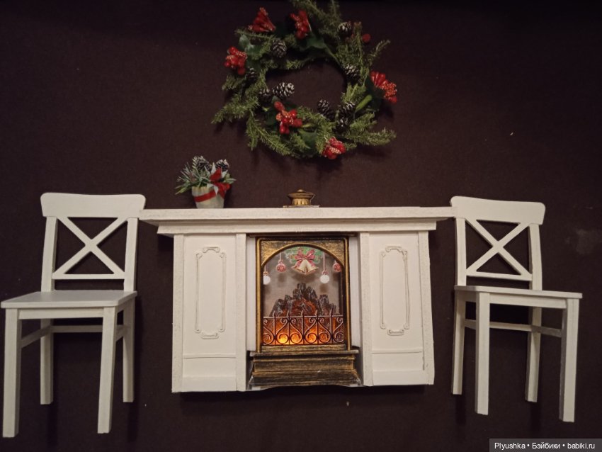 Новогодний интерьер 1/6 — Румбоксы и кукольные интерьеры: фото