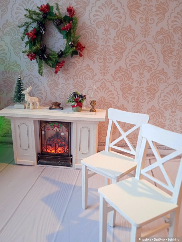 Новогодний интерьер 1/6 — Румбоксы и кукольные интерьеры: фото (фото 2)