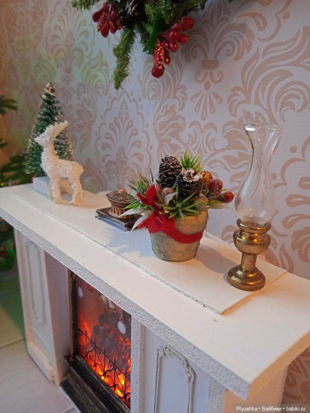 Новогодний интерьер 1/6 — Румбоксы и кукольные интерьеры: фото (фото 4)