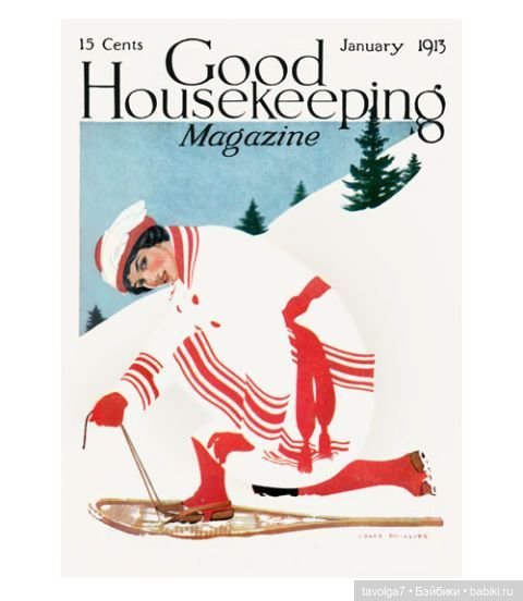 Новогодние модные открытки от 1900х и 1910х до 1923 года (фото 8)