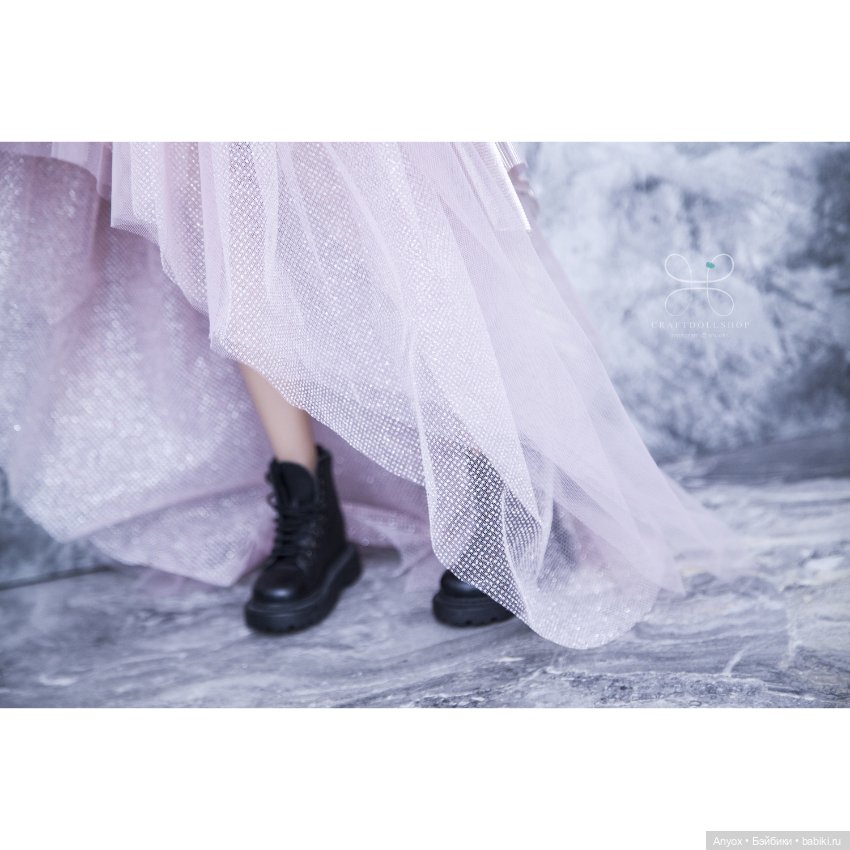 Розовая пудра с легким сиянием - второе Новогоднее платье для моих девочек (фото 7)