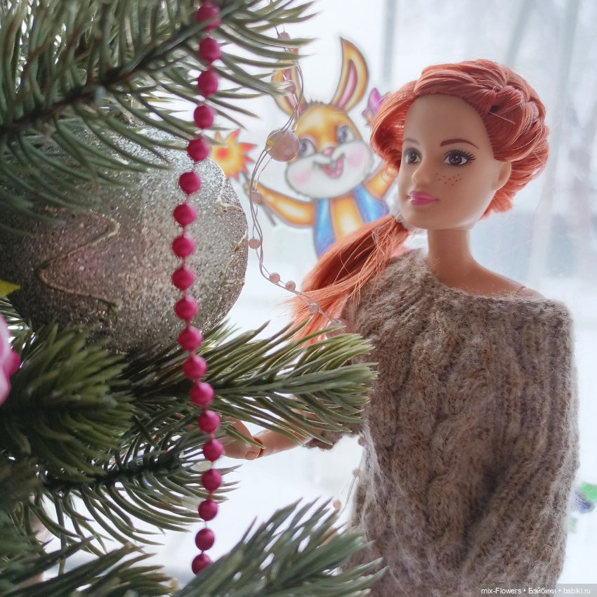 Как мы с Линой творили и елку украшали