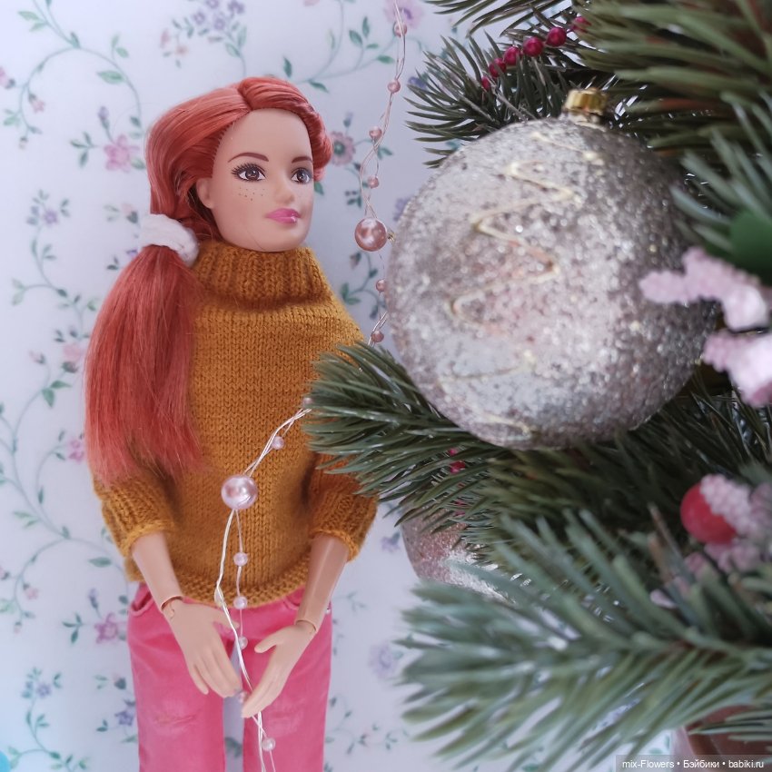 Как мы с Линой творили и елку украшали