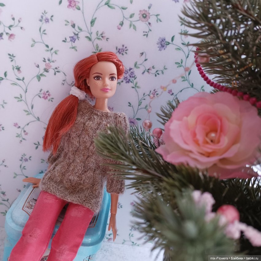 Как мы с Линой творили и елку украшали