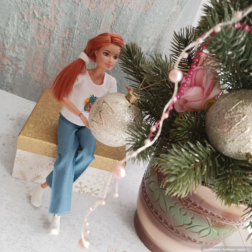 Как мы с Линой творили и елку украшали (фото 2)