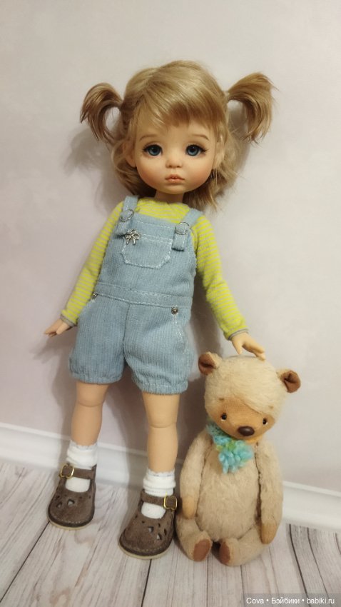 Дарина, шарнирная авторская кукла, из молда Варежка (фото 3)
