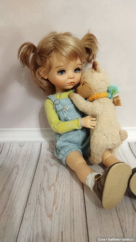 Дарина, шарнирная авторская кукла, из молда Варежка (фото 6)