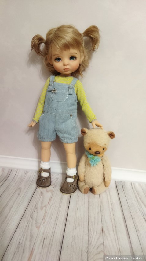 Дарина, шарнирная авторская кукла, из молда Варежка (фото 2)