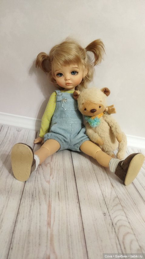 Дарина, шарнирная авторская кукла, из молда Варежка (фото 9)