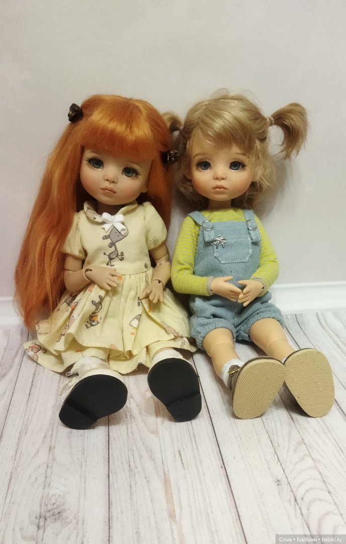 Дарина, шарнирная авторская кукла, из молда Варежка (фото 10)