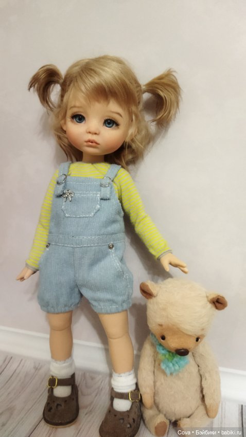 Дарина, шарнирная авторская кукла, из молда Варежка (фото 4)