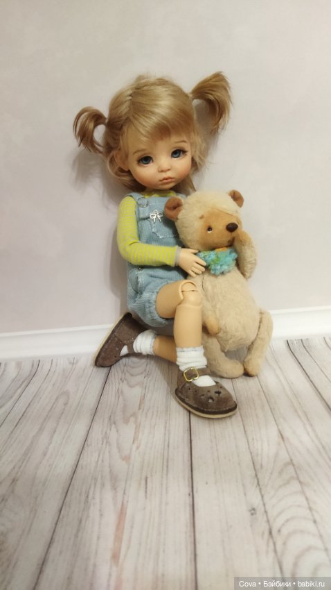 Дарина, шарнирная авторская кукла, из молда Варежка (фото 8)