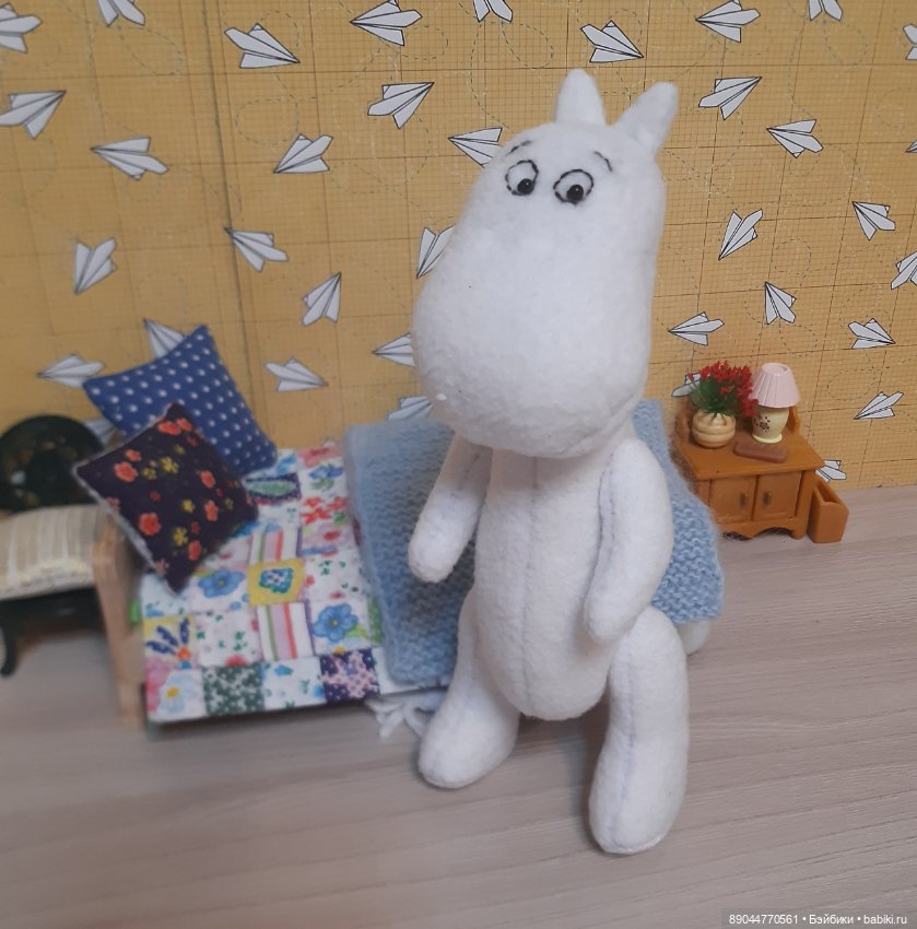 Малыш Муми - тролль — Текстильные игрушки и примитивы: кофейные (фото 2)