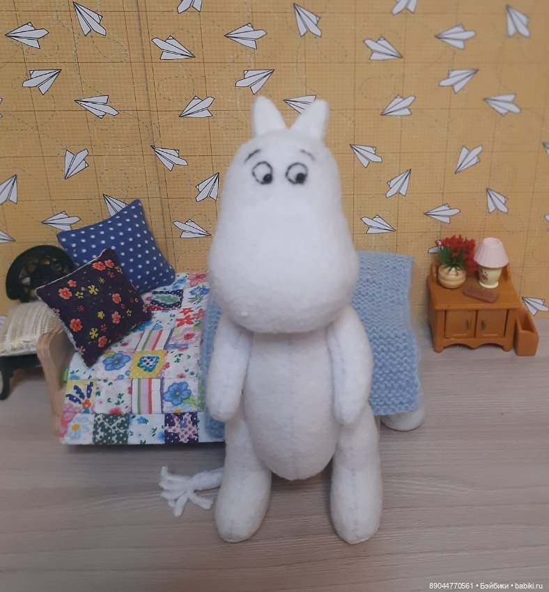 Малыш Муми - тролль — Текстильные игрушки и примитивы: кофейные