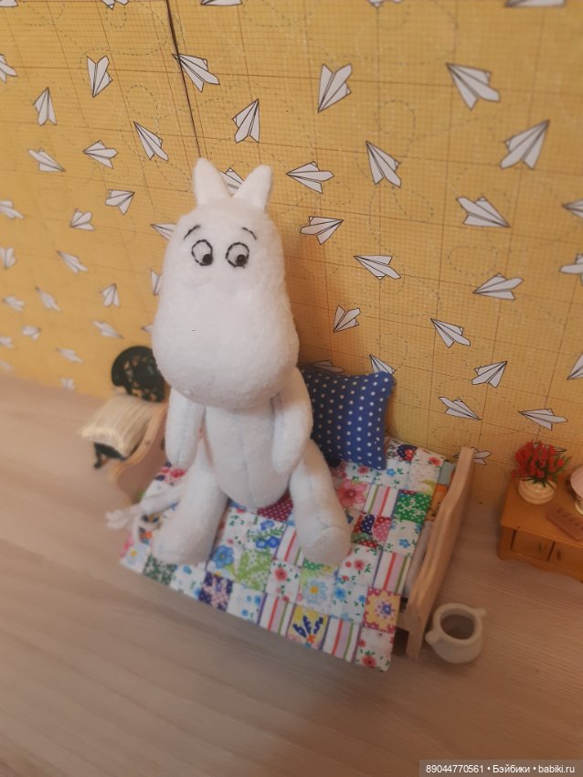 Малыш Муми - тролль — Текстильные игрушки и примитивы: кофейные (фото 4)