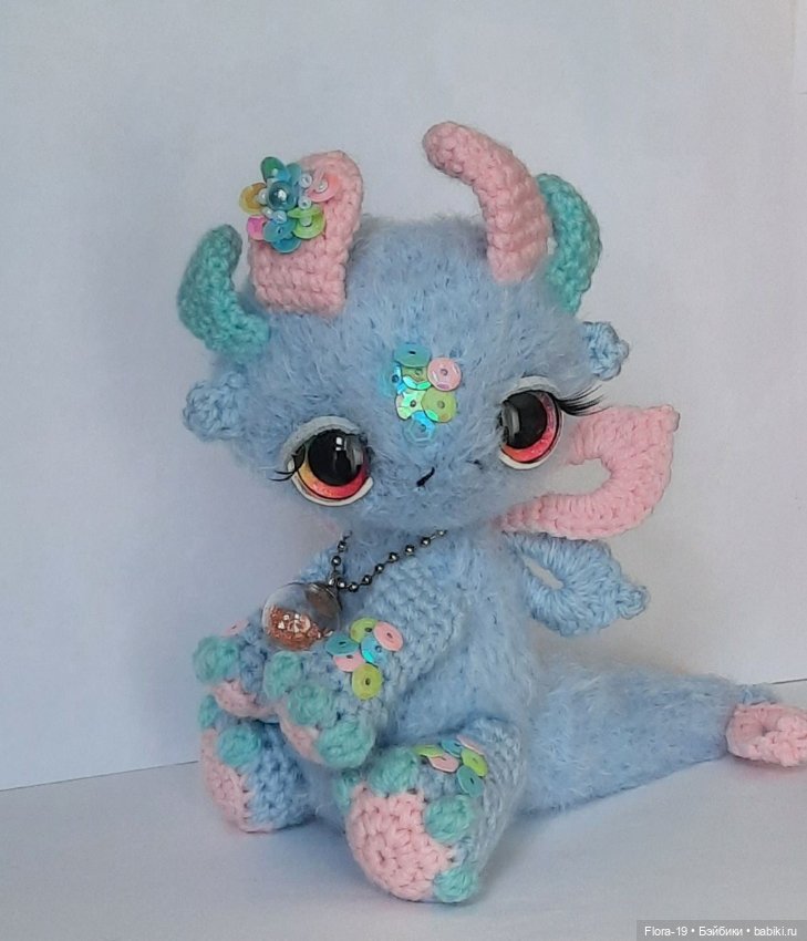 Дракошка Мотылек — Вязаные игрушки и амигуруми: крючком (фото 3)