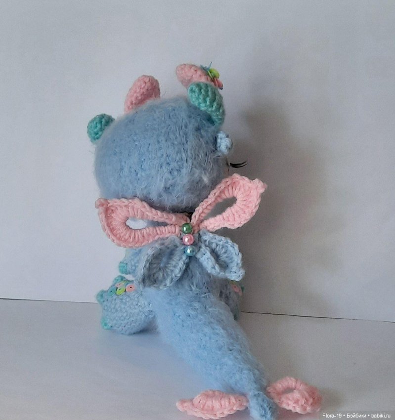 Дракошка Мотылек — Вязаные игрушки и амигуруми: крючком (фото 4)