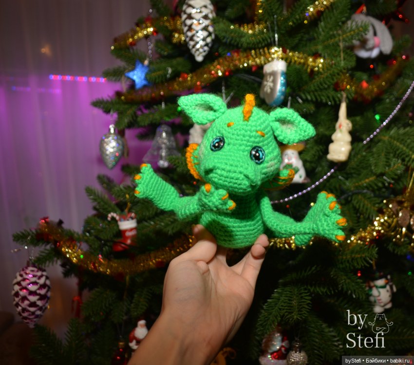 Дракон Лимон на бутылку (Дракоша Лимоша, если ласково). Символ 2024