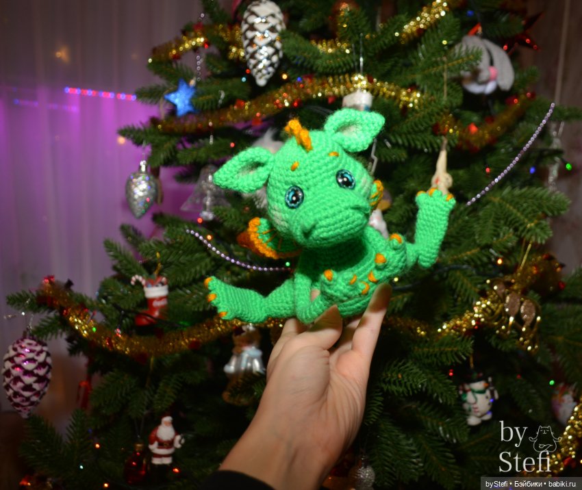 Дракон Лимон на бутылку (Дракоша Лимоша, если ласково). Символ 2024