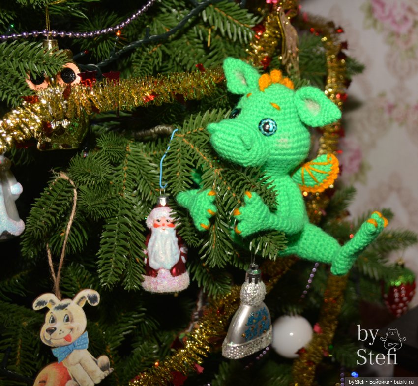 Дракон Лимон на бутылку (Дракоша Лимоша, если ласково). Символ 2024