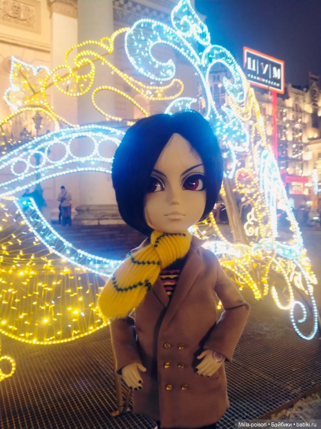 Вечерняя прогулка Себастьяна по новогодней Москве (фото 3)