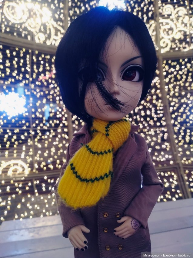 Вечерняя прогулка Себастьяна по новогодней Москве (фото 6)