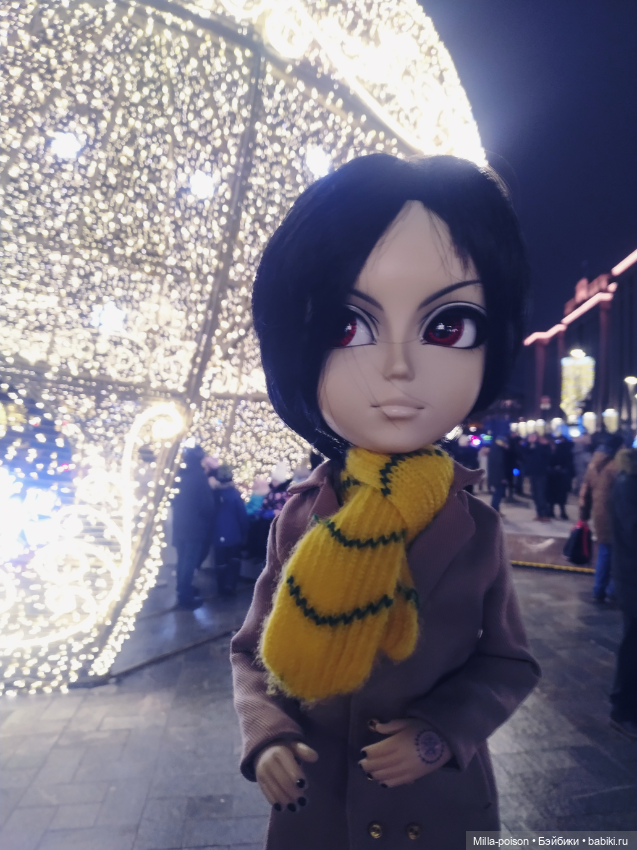 Вечерняя прогулка Себастьяна по новогодней Москве (фото 5)