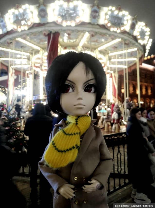 Вечерняя прогулка Себастьяна по новогодней Москве (фото 10)