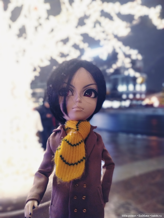 Вечерняя прогулка Себастьяна по новогодней Москве