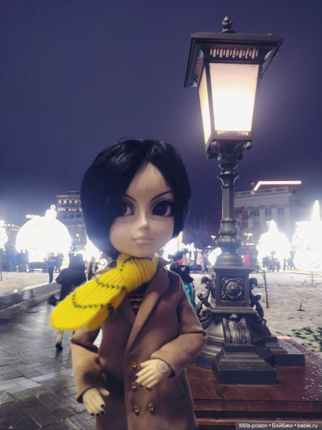 Вечерняя прогулка Себастьяна по новогодней Москве (фото 4)