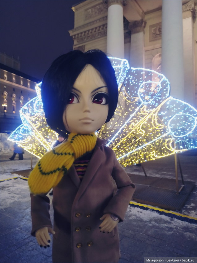 Вечерняя прогулка Себастьяна по новогодней Москве (фото 2)