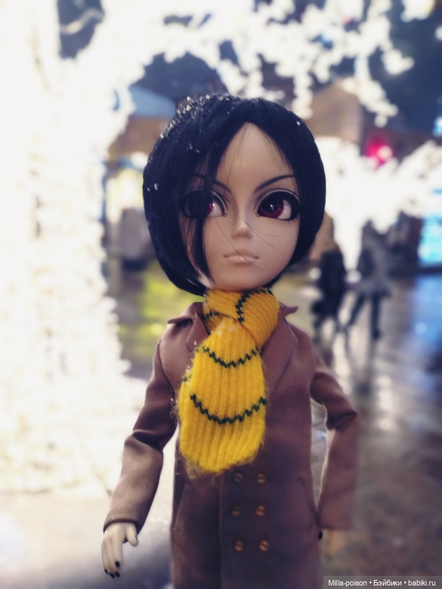 Вечерняя прогулка Себастьяна по новогодней Москве