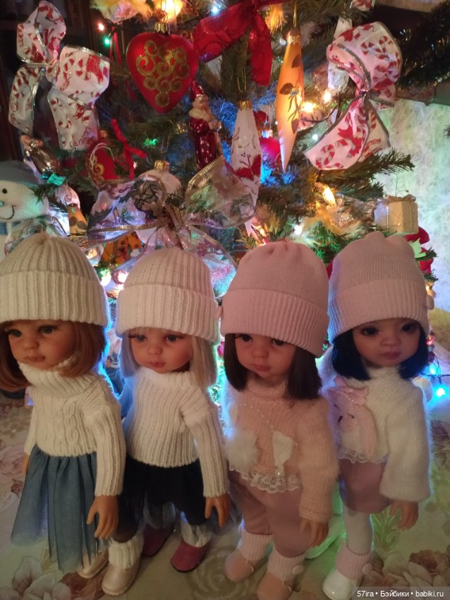 С новым годом 2 — Одежда и обувь для кукол своими руками: фото