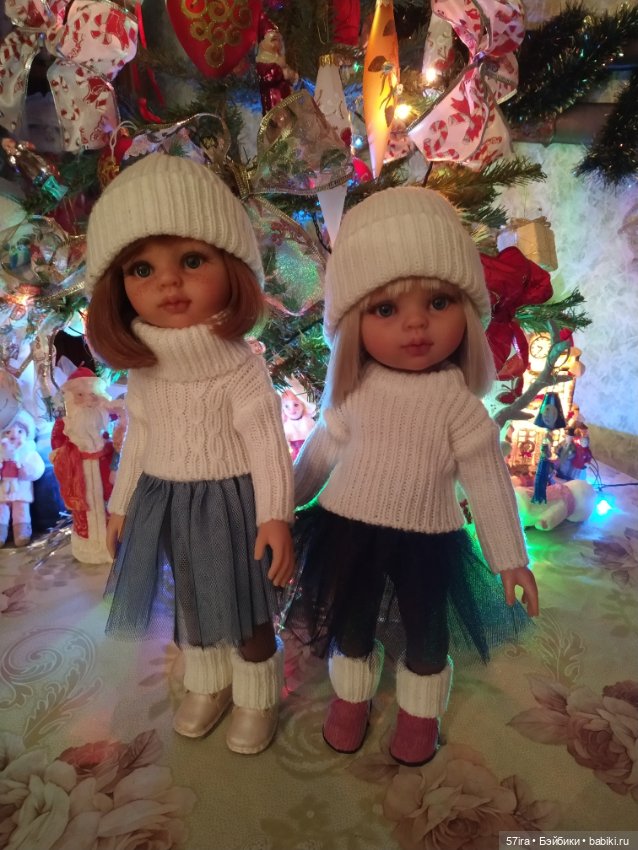С новым годом 2 — Одежда и обувь для кукол своими руками: фото