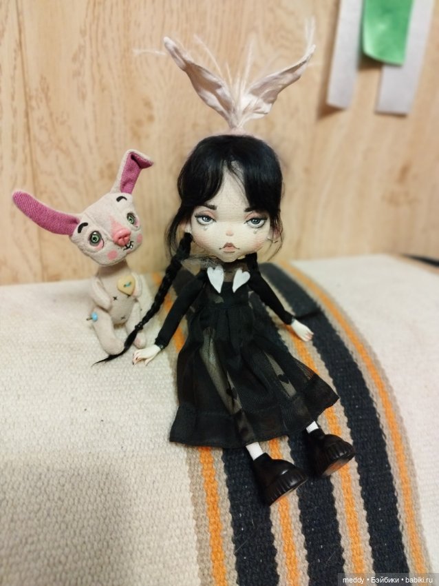 Первая кукла Нового Года, текстильная кукла Анастасии Угольниковой (фото 7)