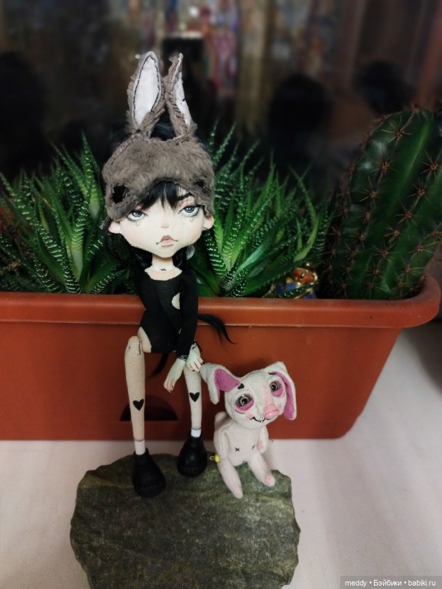 Первая кукла Нового Года, текстильная кукла Анастасии Угольниковой (фото 3)