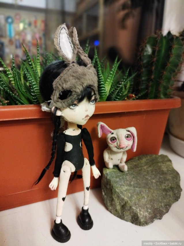 Первая кукла Нового Года, текстильная кукла Анастасии Угольниковой (фото 4)