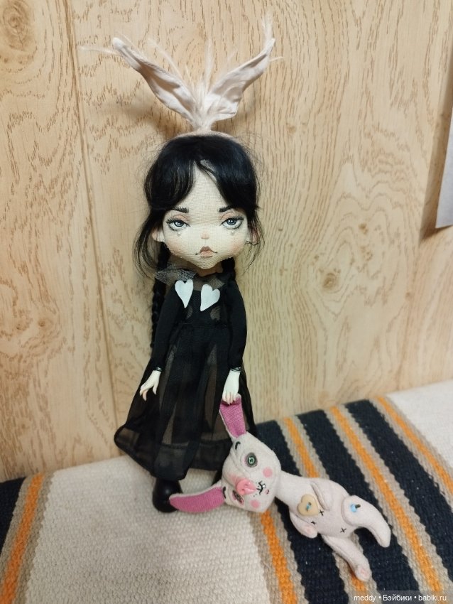 Первая кукла Нового Года, текстильная кукла Анастасии Угольниковой (фото 8)