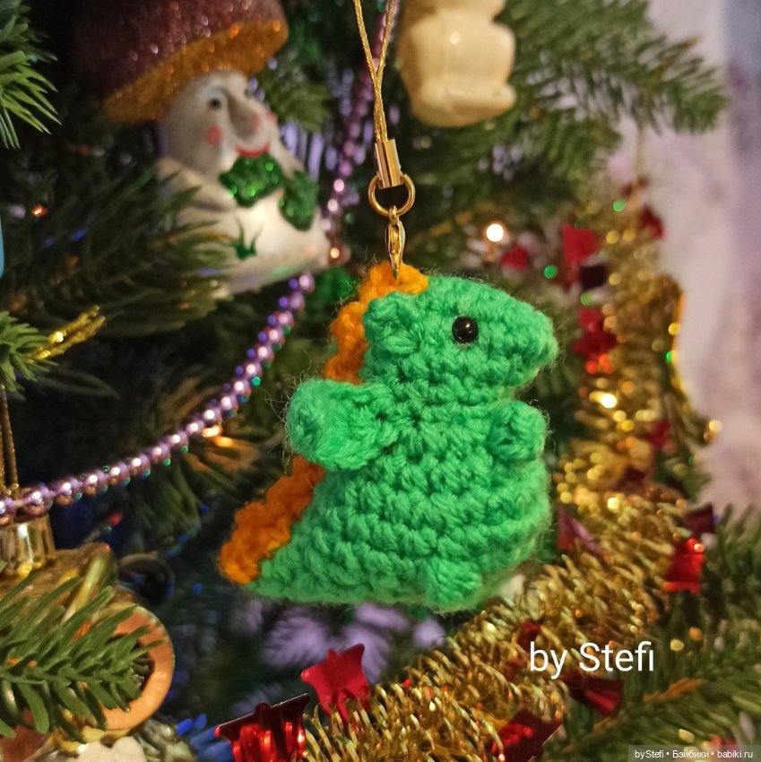 Дракошка без пришивных деталей. Символ 2024