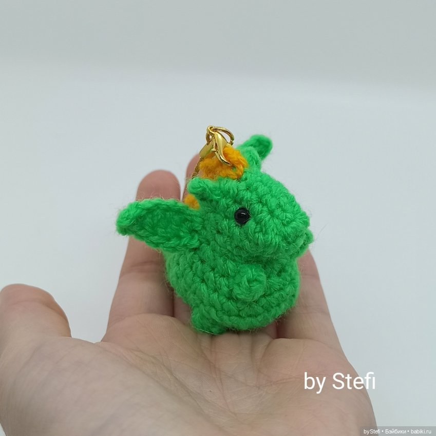 Дракошка без пришивных деталей. Символ 2024 (фото 10)