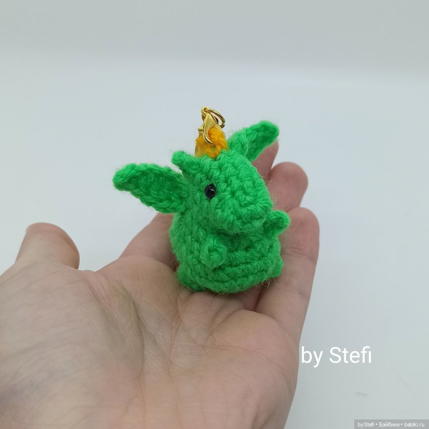 Дракошка без пришивных деталей. Символ 2024 (фото 9)