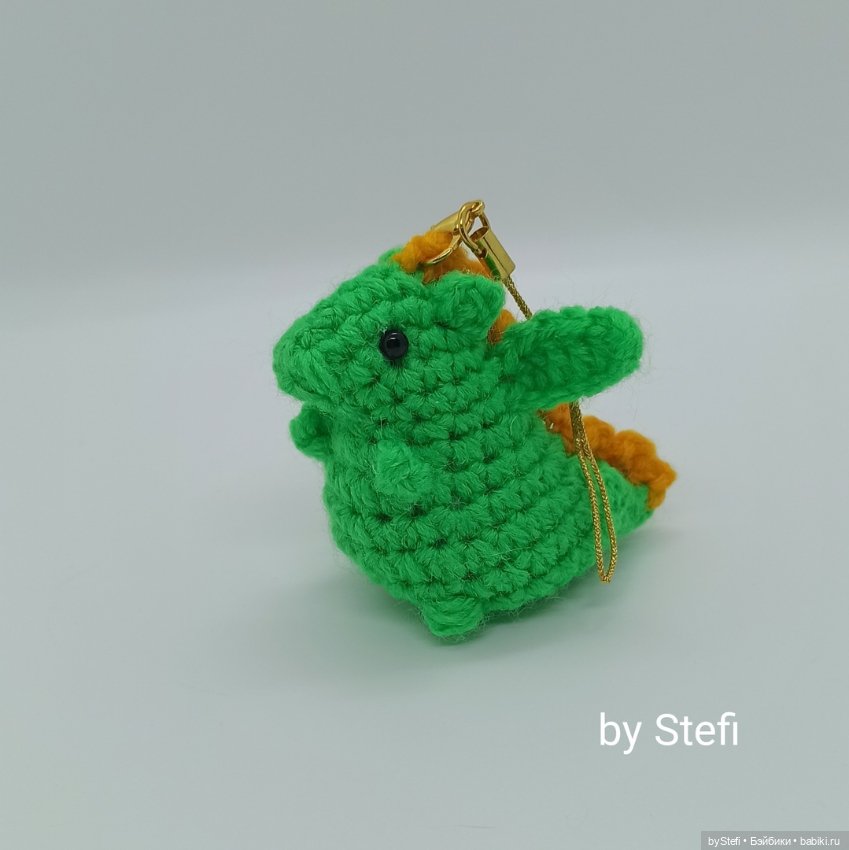 Дракошка без пришивных деталей. Символ 2024 (фото 5)